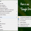 Add Google Drive to Send To Menu in Windows